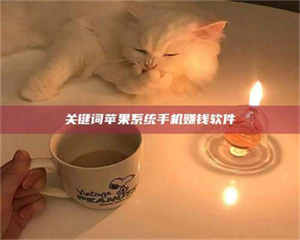 赤壁关键词苹果系统手机赚钱软件 第1张