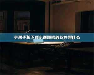 赤壁苹果手机下载东西赚钱的软件叫什么 第1张