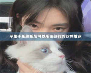 赤壁苹果手机刷机后可以用来赚钱的软件推荐 第1张